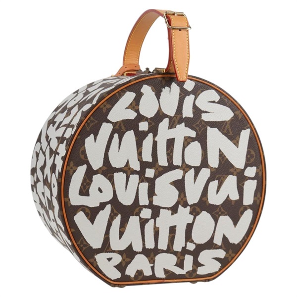【原宿店限定】ルイ・ヴィトン LOUIS VUITTON ボワットシャポー ネクタイケース モノグラム グラフィティ ホワイト M92186 レディース 121505SV