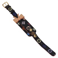 【原宿店限定】ルイ・ヴィトン LOUIS VUITTON ポルトアドレス ブレスレット モノグラムマルチカラー ブラック M92599 レディース 127725V