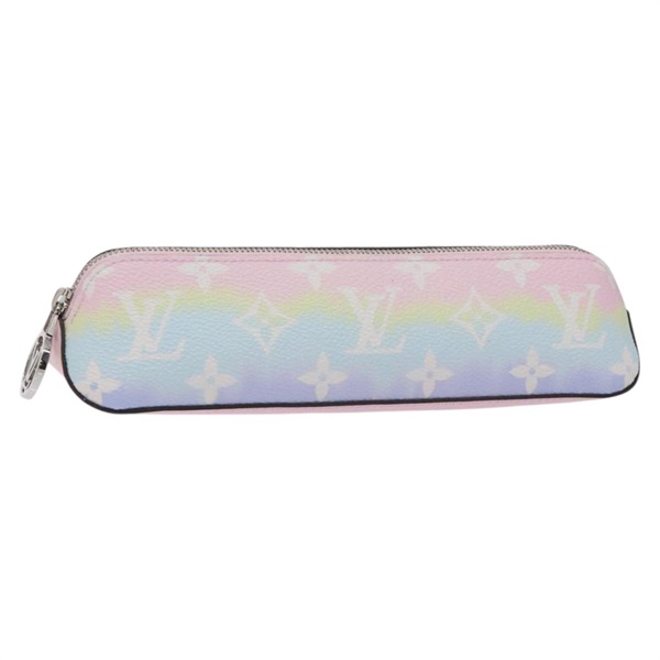 【原宿店限定】ルイ・ヴィトン LOUIS VUITTON トゥルースエリザベット ペンケース モノグラムエスカル ピンク ブルー GI0473 レディース 130614M