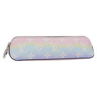 【原宿店限定】ルイ・ヴィトン LOUIS VUITTON トゥルースエリザベット ペンケース モノグラムエスカル ピンク ブルー GI0473 レディース 130614M