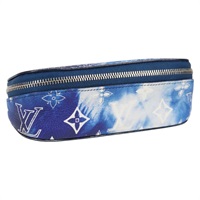 【原宿店限定】ルイ・ヴィトン LOUIS VUITTON エテュイリュネット GM メガネケース モノグラム バンダナ ホワイト ブルー GI0764 レディース 131099M