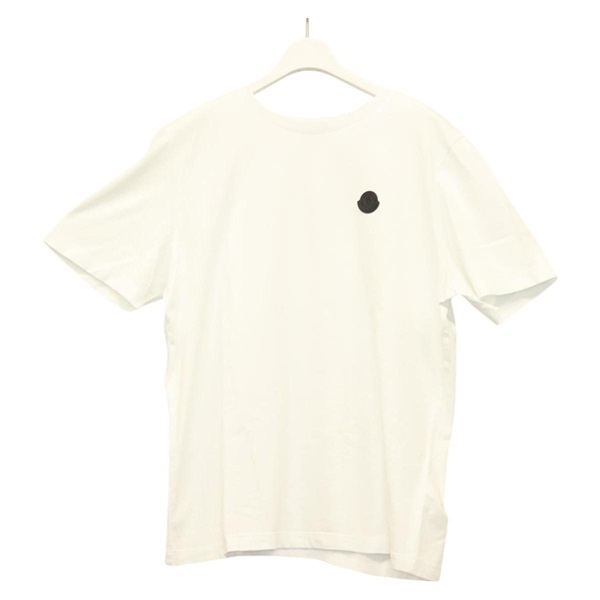 【原宿店限定】モンクレール Moncler シャツ Tシャツ コットン ホワイト レディース ym013M