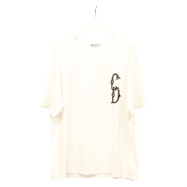 【原宿店限定】クリスチャンディオール Christian Dior シャツ Tシャツ コットン ホワイト レディース ym014M