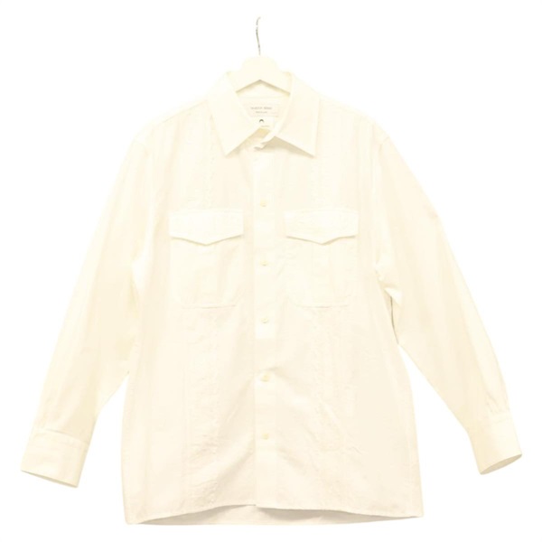 【原宿店限定】長袖Ｔシャツ MARINE SERRE コットン ホワイト レディース ym055M
