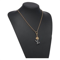 【原宿店限定】ルイ・ヴィトン LOUIS VUITTON コリエLVアイコニックインフィニティドット ネックレス モノグラム草間彌生 ゴールド M01079 レディース 127719M