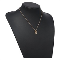 【原宿店限定】エルメス HERMES シェーヌダンクルフランドール ネックレス K18ゴールド(750) ゴールド レディース 130529M