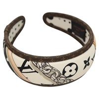 【原宿店限定】ルイ・ヴィトン LOUIS VUITTON カチューシャ キャップ モノグラム ホワイト M77394 レディース 128265M