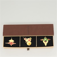 【原宿店限定】ルイ・ヴィトン LOUIS VUITTON キャラクターズ  バレッタ 髪留め メタル ホワイト M92595 レディース 126287V