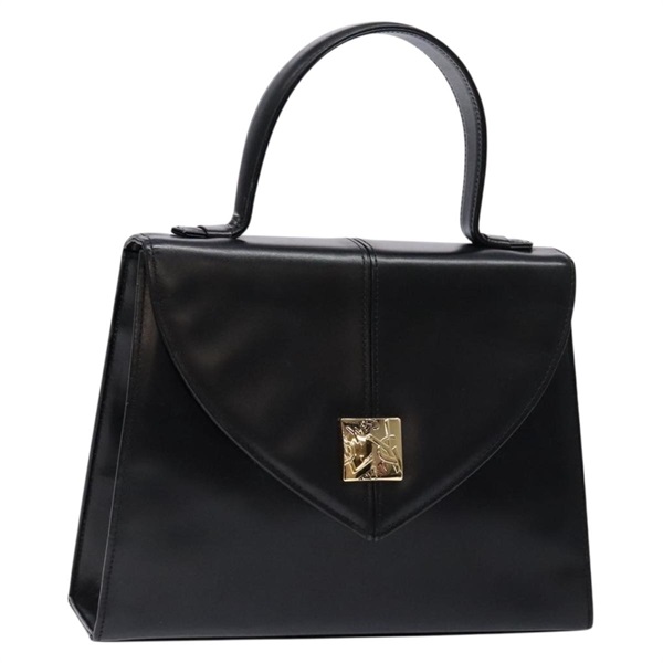【原宿店限定】サンローラン SAINT LAURENT ハンドバッグ レザー ブラック ゴールド レディース 130165V