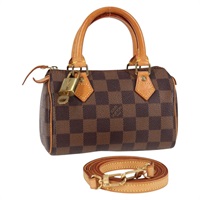 【原宿店限定】ルイ・ヴィトン LOUIS VUITTON ミニスピーディ ハンドバッグ ダミエ エベヌ SPO N41536 レディース 131209V