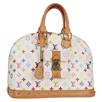 【原宿店限定】ルイ・ヴィトン LOUIS VUITTON アルマ GM ハンドバッグ モノグラム マルチカラー ホワイト M40441 レディース 131827V