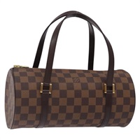 【原宿店限定】ルイ・ヴィトン LOUIS VUITTON パピヨン26 ハンドバッグ ダミエ エベヌ M51304 レディース BA4070V