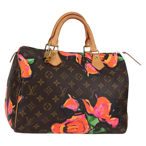 【原宿店限定】ルイ・ヴィトン LOUIS VUITTON スピーディ30 ハンドバッグ モノグラムローズ オレンジ ピンク M48610 レディース 136544V