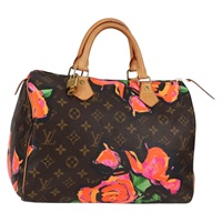 【原宿店限定】ルイ・ヴィトン LOUIS VUITTON スピーディ30 ハンドバッグ モノグラムローズ オレンジ ピンク M48610 レディース 136544V