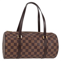 【原宿店限定】ルイ・ヴィトン LOUIS VUITTON パピヨン30 ハンドバッグ ダミエ エベヌ N51303 レディース 136684V