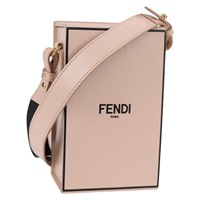 【原宿店限定】フェンディ FENDI ショルダーバッグ ボックス レザー ピンク ゴールド レディース 134203M