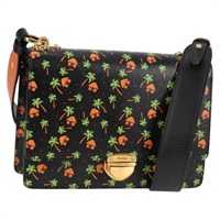 【原宿店限定】プラダ PRADA ショルダーバッグ レザー ブラック ゴールド レディース 134572V