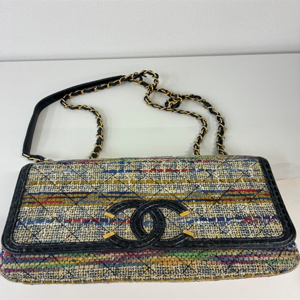 【原宿店限定】CHANEL フィリグリー ツイード パイソン　マトラッセ　チェーンショルダーバッグ