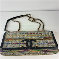 【原宿店限定】CHANEL フィリグリー ツイード パイソン　マトラッセ　チェーンショルダーバッグ