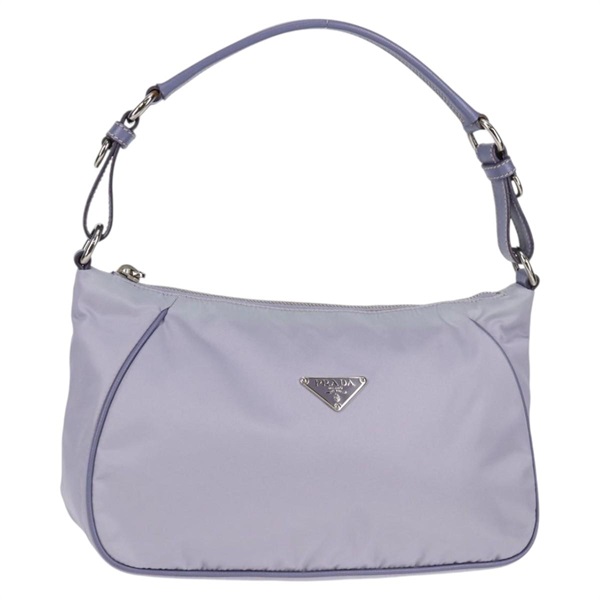 【原宿店限定】プラダ PRADA ショルダーバッグ ナイロン パープル シルバー レディース 137447V