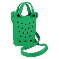 【原宿店限定】バレンシアガ BALENCIAGA ショルダーバッグ ラバー Crocsコラボ グリーン レディース 137470M