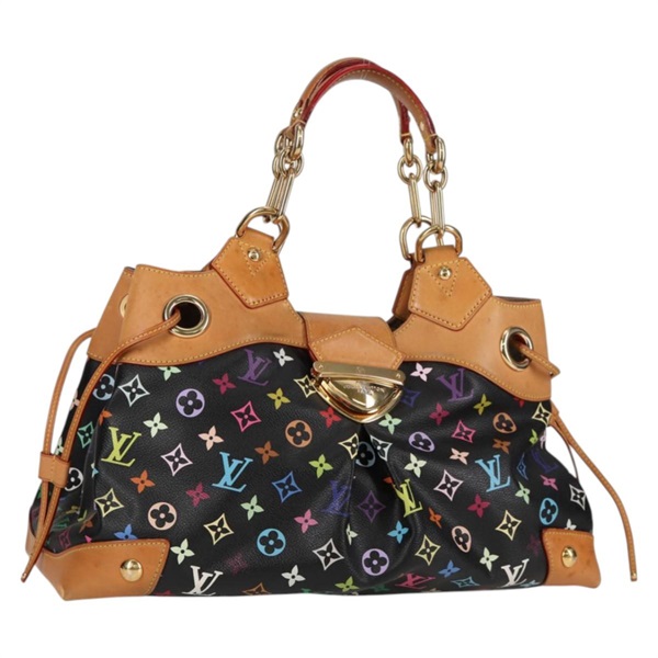 【原宿店限定】ルイ・ヴィトン LOUIS VUITTON ウルスラ トートバッグ モノグラム・マルチカラー ブラック M40124 レディース 132957V