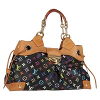 【原宿店限定】ルイ・ヴィトン LOUIS VUITTON ウルスラ トートバッグ モノグラム・マルチカラー ブラック M40124 レディース 132957V