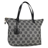 【原宿店限定】ロエベ LOEWE トートバッグ アナグラム PVC ブラック ゴールド レディース 134139V