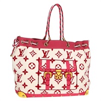 【原宿店限定】ルイ・ヴィトン LOUIS VUITTON エポンジュ トートバッグ クルーズライン パイル ホワイト M92096 レディース sw1167V