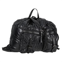 【原宿店限定】ボッテガヴェネタ BOTTEGAVENETA バックパック イントレチャート ナイロン レザー ブラック レディース 132539V