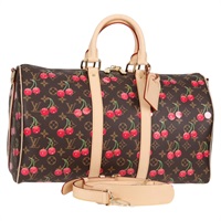 【原宿店限定】ルイ・ヴィトン LOUIS VUITTON キーポルバンドリエール 45 ボストンバッグ モノグラムチェリーブロッサム LV × TM M13764 レディース ar13742SM