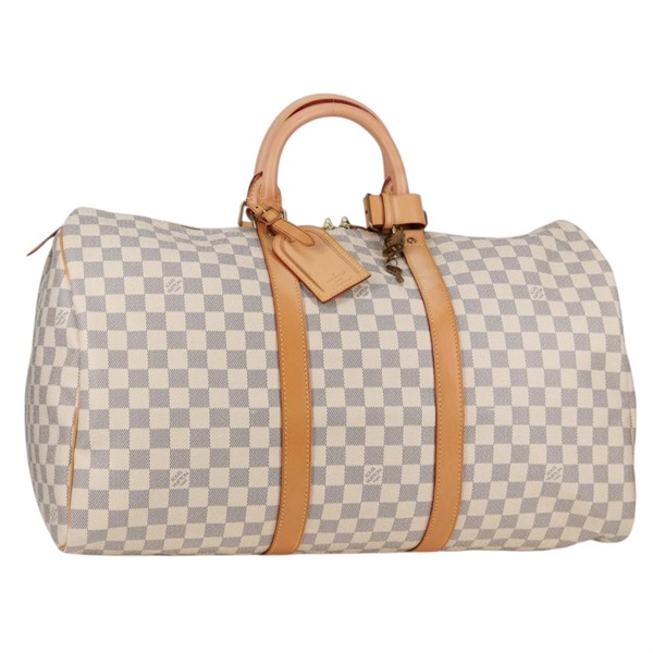 【原宿店限定】ルイ・ヴィトン LOUIS VUITTON キーポル50 ボストンバッグ ダミエ アズール N41430 レディース yk18884V