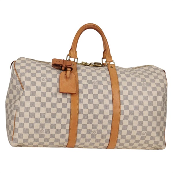 【原宿店限定】ルイ・ヴィトン LOUIS VUITTON キーポル50 ボストンバッグ ダミエ アズール N41430 レディース 136686V
