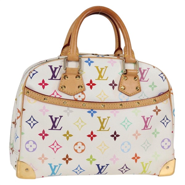 【原宿店限定】ルイ・ヴィトン LOUIS VUITTON トゥルーヴィル ハンドバッグ モノグラム・マルチカラー ホワイト M92663 レディース 134951V