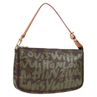 【原宿店限定】ルイ・ヴィトン LOUIS VUITTON ポシェット・アクセソワール ポーチ モノグラム グラフィティ カーキ M92191 レディース ep10096V