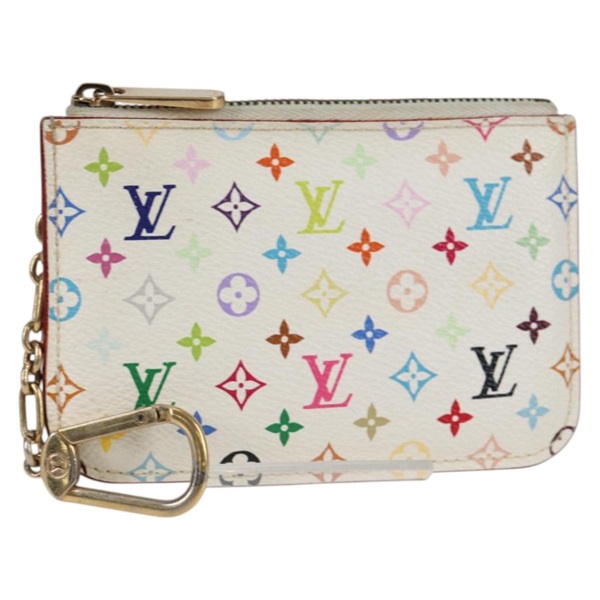 【原宿店限定】ルイ・ヴィトン LOUIS VUITTON ポシェット・クレ NM コインケース モノグラム・マルチカラー ホワイト M93734 レディース 132775V