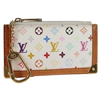 【原宿店限定】ルイ・ヴィトン LOUIS VUITTON ポシェット・クレ コインケース モノグラム・マルチカラー ホワイト M92655 レディース 134684V