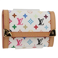 【原宿店限定】ルイ・ヴィトン LOUIS VUITTON ポルトモネプラ コインケース モノグラム マルチカラー ホワイト M92657 レディース 134887V