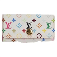 【原宿店限定】ルイ・ヴィトン LOUIS VUITTON ミュルティクレ4 キーケース モノグラムマルチカラー ホワイト M93731 レディース 132774V