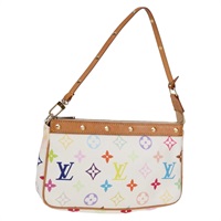 【原宿店限定】ルイ・ヴィトン LOUIS VUITTON ポシェット・アクセソワール ポーチ モノグラム・マルチカラー ホワイト M92649 レディース 131819V
