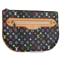 【原宿店限定】ルイ・ヴィトン LOUIS VUITTON ポシェット GM ポーチ モノグラム・マルチカラー ブラック M60030 レディース 133668V