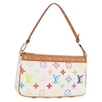 【原宿店限定】ルイ・ヴィトン LOUIS VUITTON ポシェット・アクセソワール ポーチ モノグラム・マルチカラー ホワイト M92649 レディース 135504V