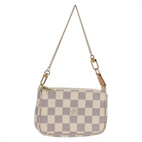 【原宿店限定】ルイ・ヴィトン LOUIS VUITTON ミニポシェットアクセソワール アクセサリーポーチ ダミエ アズール N63005 レディース 136052V