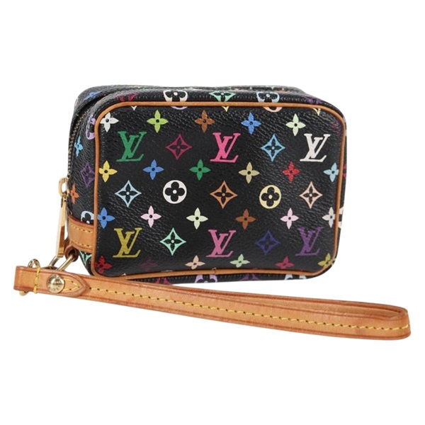 【原宿店限定】ルイ・ヴィトン LOUIS VUITTON トゥルース・ワピティ ポーチ モノグラム・マルチカラー ブラック M58034 レディース 134686V