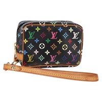 【原宿店限定】ルイ・ヴィトン LOUIS VUITTON トゥルース・ワピティ ポーチ モノグラム・マルチカラー ブラック M58034 レディース 134686V