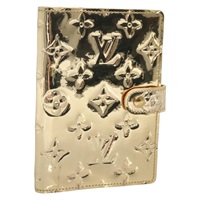 【原宿店限定】ルイ・ヴィトン LOUIS VUITTON アジェンダPM 手帳カバー モノグラム ミロワール ゴールド R20962 レディース BA4597V