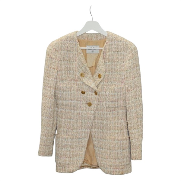 【原宿店限定】シャネル CHANEL 上着 ツイード ピンク レディース 131859M