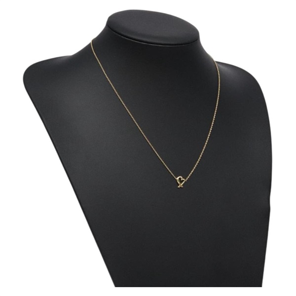 【原宿店限定】ティファニー TIFFANY&Co. ネックレス ラビングハート K18ゴールド 750 ゴールド レディース 128893M