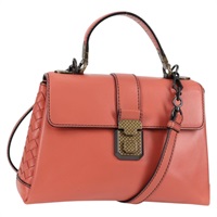 【原宿店限定】ボッテガヴェネタ BOTTEGAVENETA ハンドバッグ レザー 2way ピンク レディース 133343V
