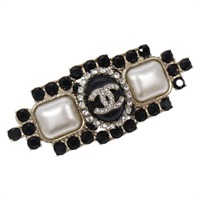 【原宿店限定】シャネル CHANEL ブローチ ココマーク メタル  ブラック レディース BA4085M